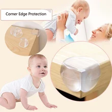 

4Pcs Baby Safety Silicone Protector Children Anticollision Edge Table Corner Edge Protection Cover Child Corner Guards