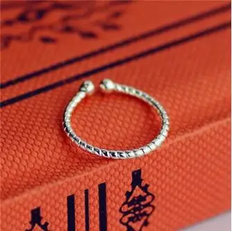 Semplice Anello Placcato Argento Affascinanti Fedi Nuziali Intrecciate Per Le Donne Regalo Di San Valentino Gioielli Economici