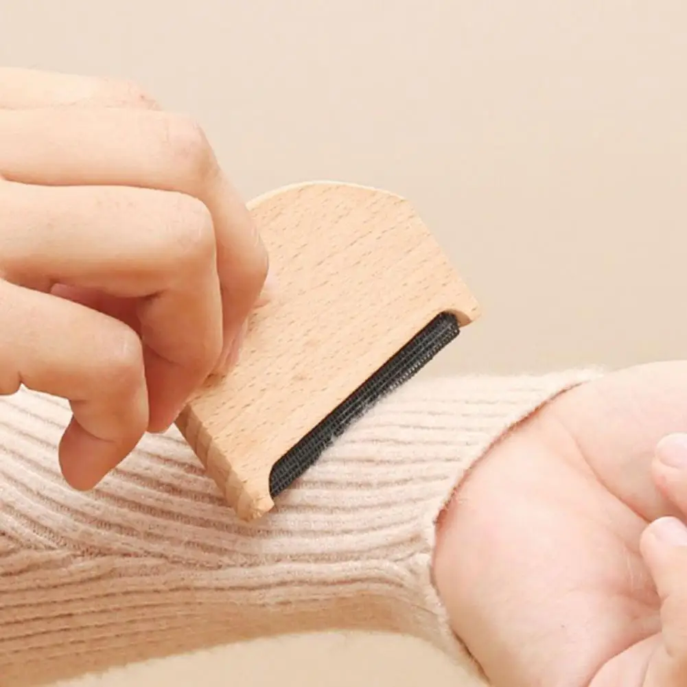 Cashmere Comb Wooden Sweater Fuzz Wool Pilling Scraper Clothes Fluff Fabric Lint Removal Cleaning Comb Brush for Cashmere Wool lint remover clothes lint remover