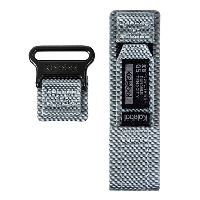 22mm Soft Breathable Sport Nylon Loop Bracelet Strap