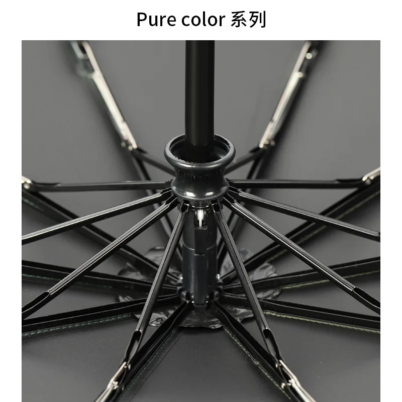 Xiaomi Automatic Umbrella UV Black Glue Sunshade 10 Umbrella Bones Glue Sunscreen Anti-ultraviolet for Men Women