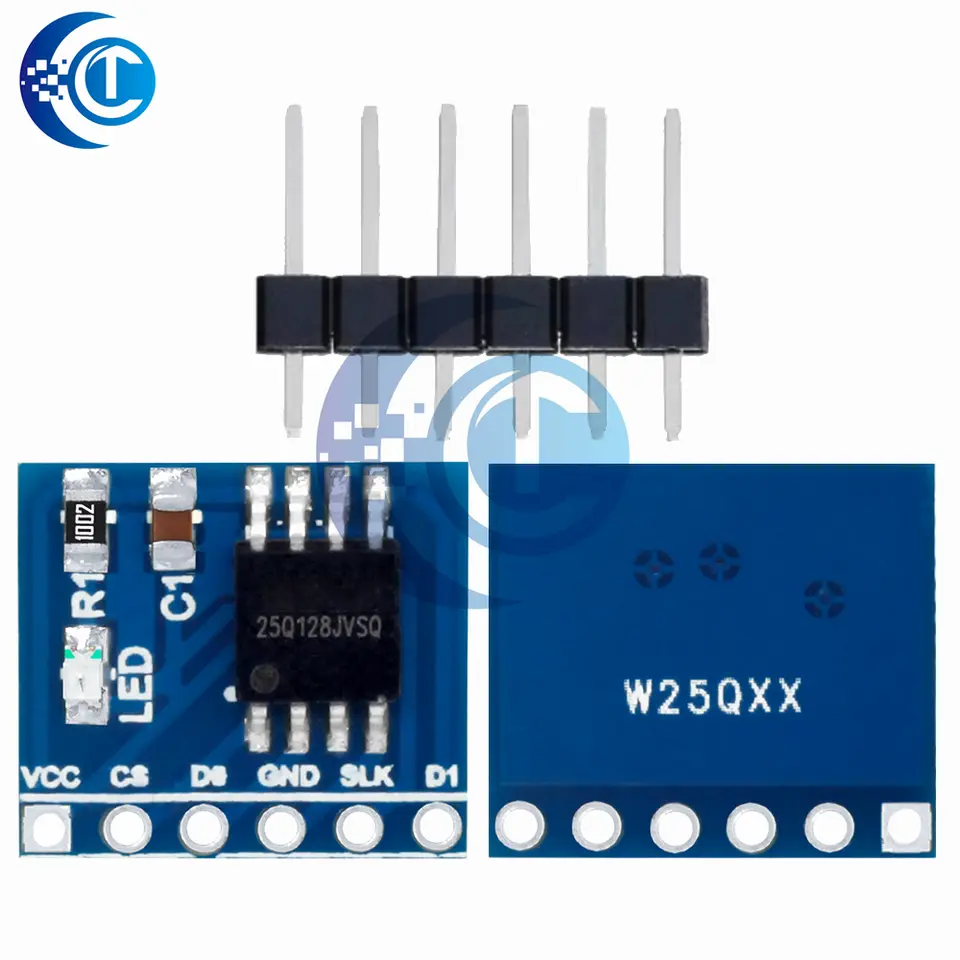 W25Q128FV 128Mbit (16MB) SPI NOR Flash Memory Module - 3.3V BV/FV Package for STM32 Development image 4