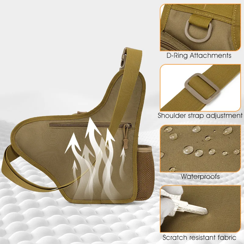 Nylon Outdoor Sports Crossbody Shoulder Bag for Men