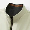 [Double-sided wear] Italian luxury classic autumn men's all-in-one simple stand-up collar high-end warm sleeveless vest 4