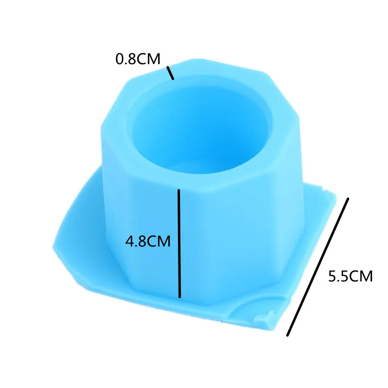 DIY Geometric Polygonal Silicone Mold Concrete Succulent Flower pot Candle Holder Mold Ceramic Clay Epoxy Resin Craft Mold