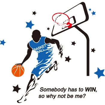 מדבקות כדורסל - כחול