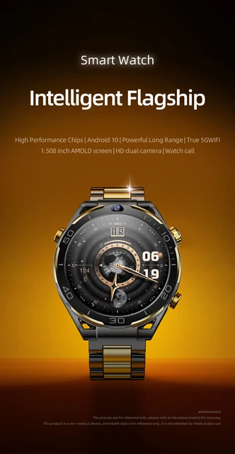 2024 Best selling 4G SIM Card 128GB Smart Watch men Android 10