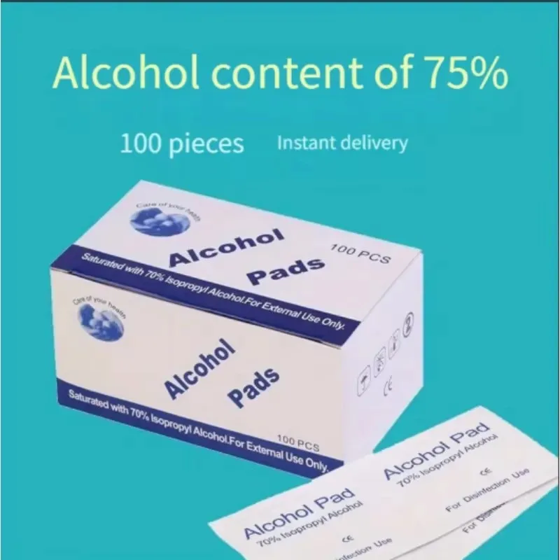 Disposable disinfection car interior cleaning wound treatment essential for home, 75% alcohol disinfection cotton paper 2