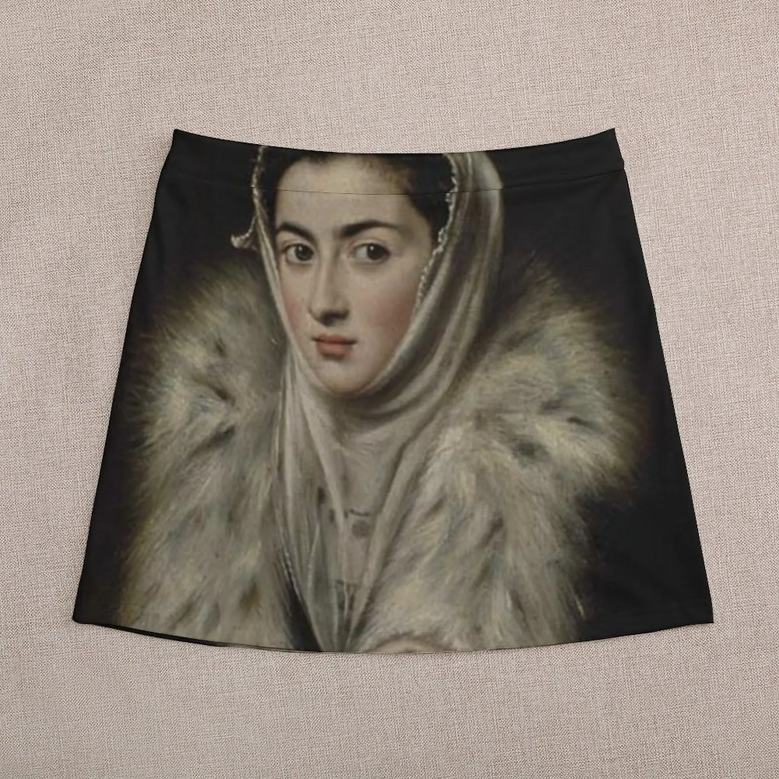 El Greco – Lady in a Fur Wrap Mini Skirt skirts night club outfits outfit korean style korean style women clothing