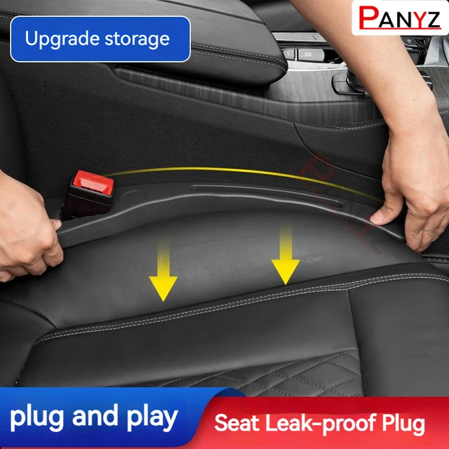 2PCS Car Seat Gap Filler Side Seam Plug Strip Leak-proof Filling