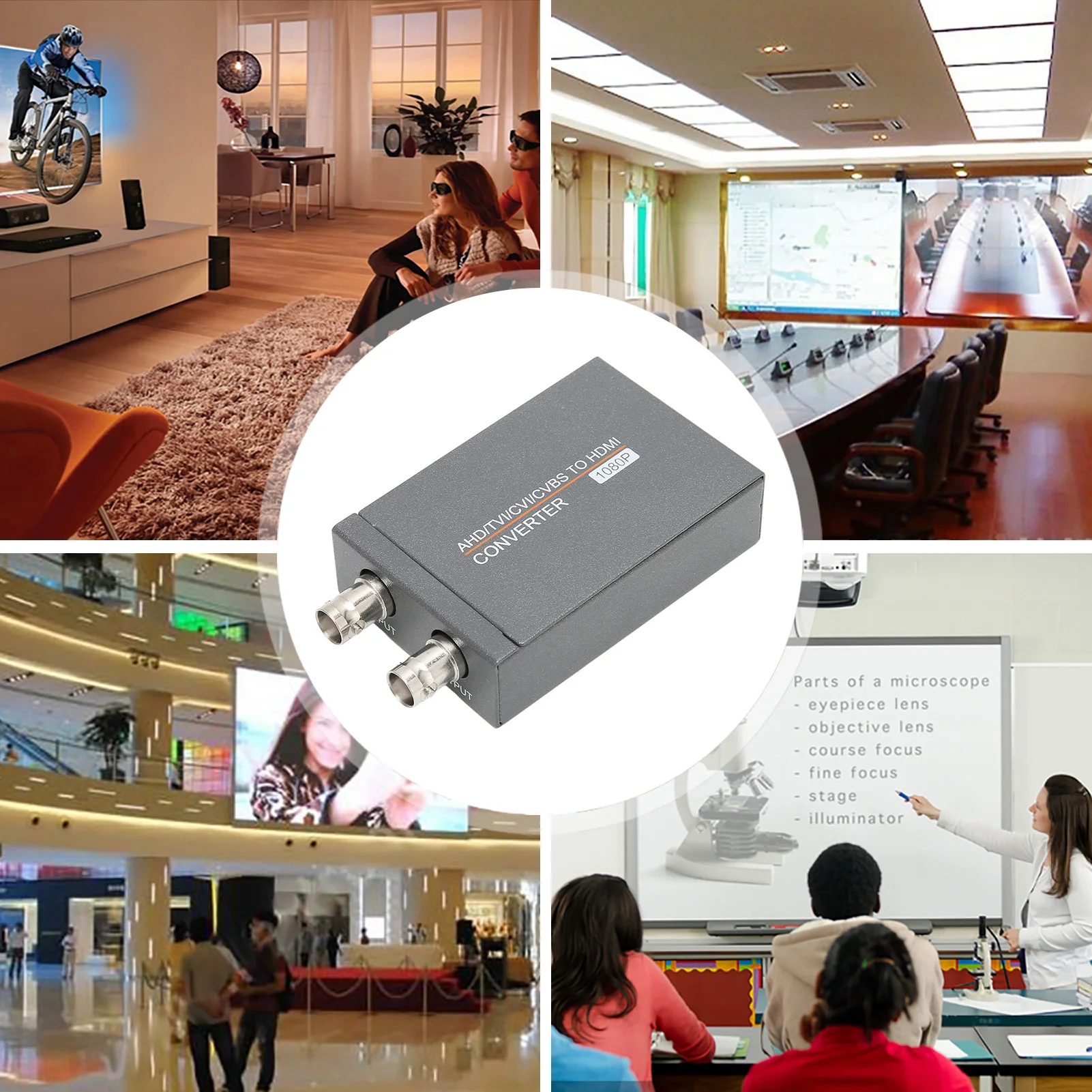 CVI To HD Multimedia Interface Converter AHD To HD Multimedia Interface Converter Long Distance For Monitor