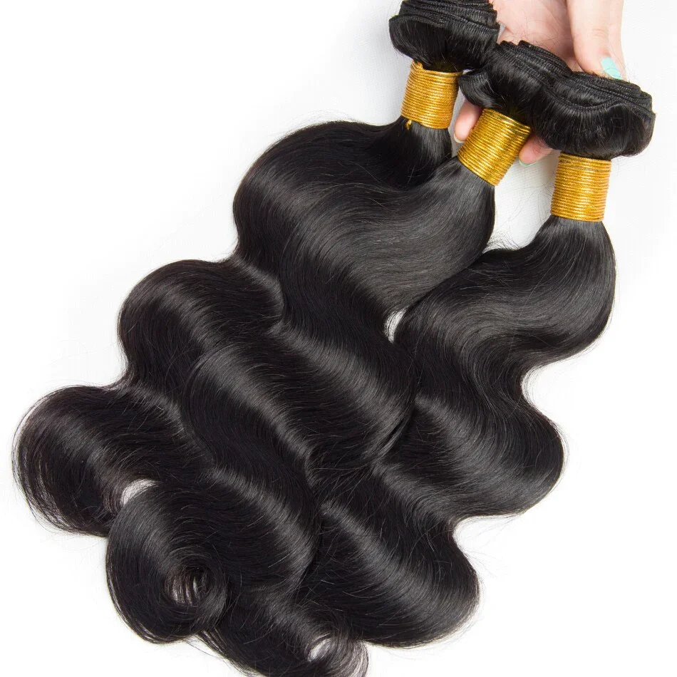 30 Inch Body Wave Bundles 12A Brazilian Human Hair Weave Bundles 1/3/4 PCS Remy Hair Extensions For Women Natural Black 100g/PCS human hair extensions,human hair bundles