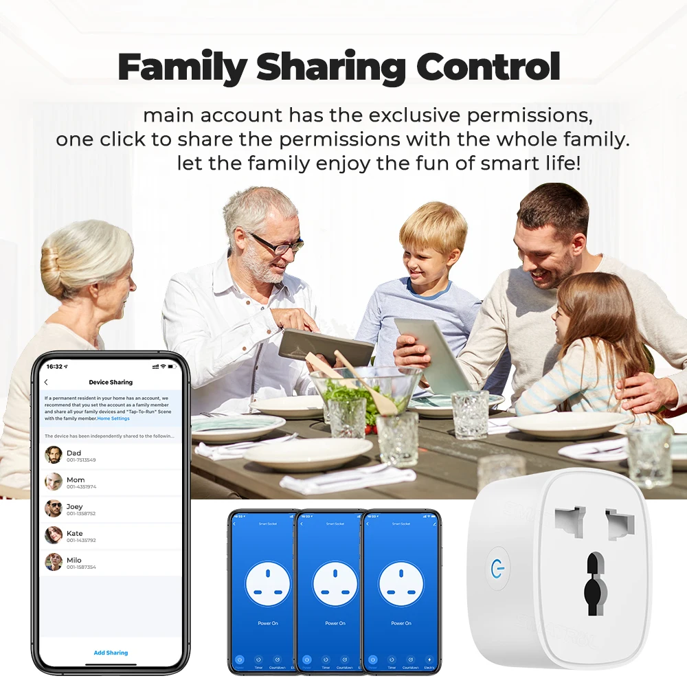 Tuya-Wifi/ Ʈ ÷ 100-240v 16a , Ʈ ,  ,   , alexa Google home ȣȯ