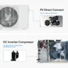 Sunpal 2 Ton 24000Btu Dc Inverter Hybrid Solar Powered Ac Air Conditioner Mini Split Unit For Home Use 2