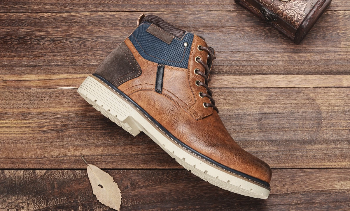 Winter Non-Slip High-top Leather Ankle Boots for Men - true deals club