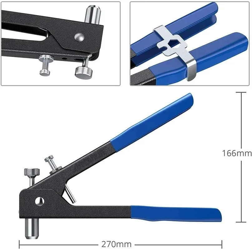 Rivet gun rivet nut tool rivet gun set rivet nuts set heavy duty blind rivet nut kit set riveter tool rivet nut gun thread hand riveter gun threaded insert tool 86pcs