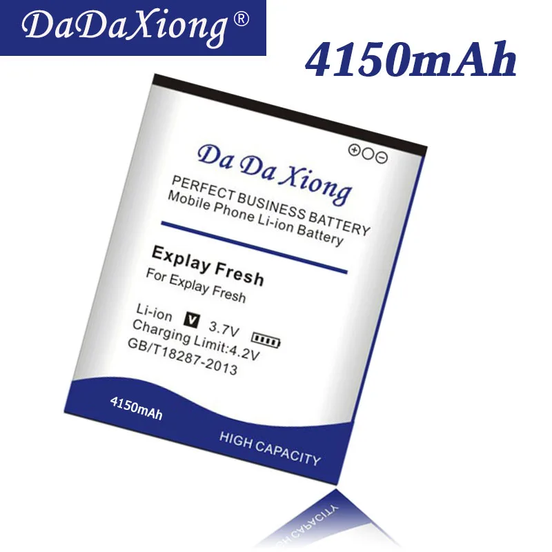 Dadaxiong 4150Mah Per Fresh Vega Explay A500 Bloom Cink Five Wiko Rainbow Phone Battery