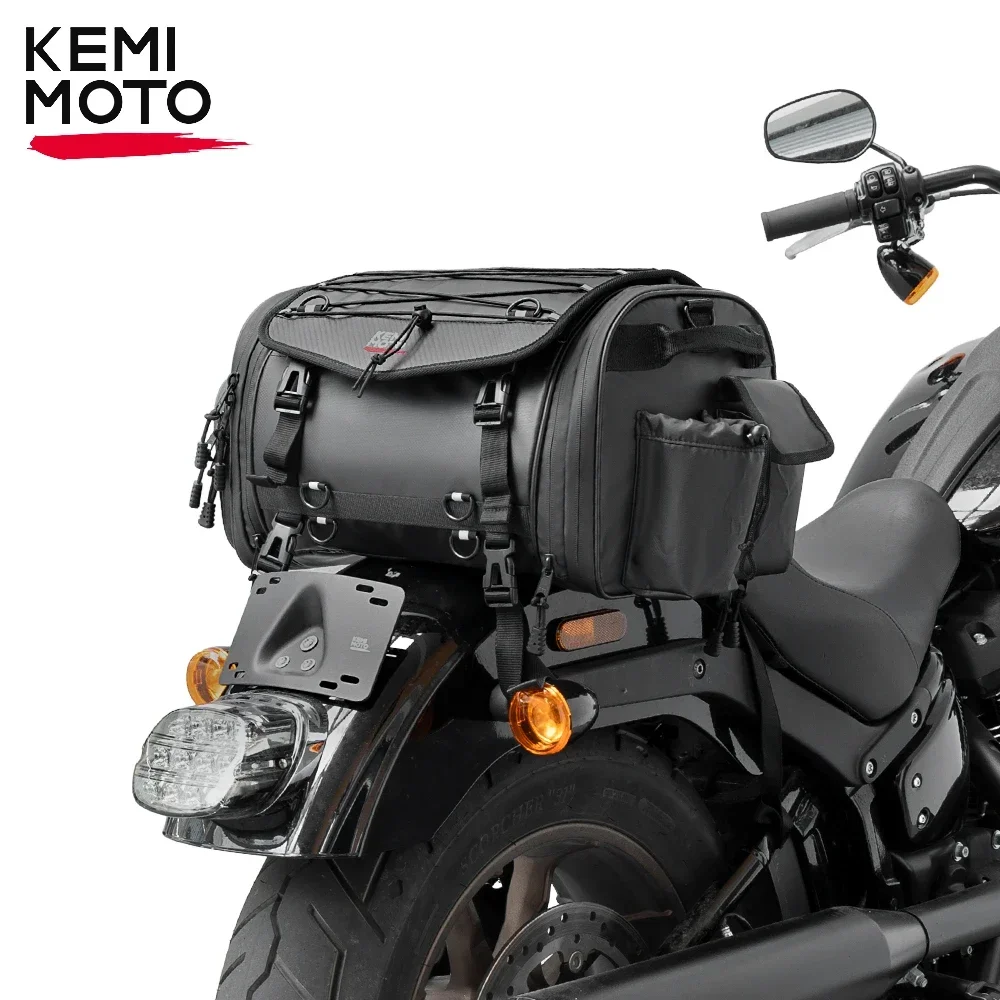 Borsa Posteriore Moto Grapelet Impermeabile - Espandibile 24L-35L Con Portacasco