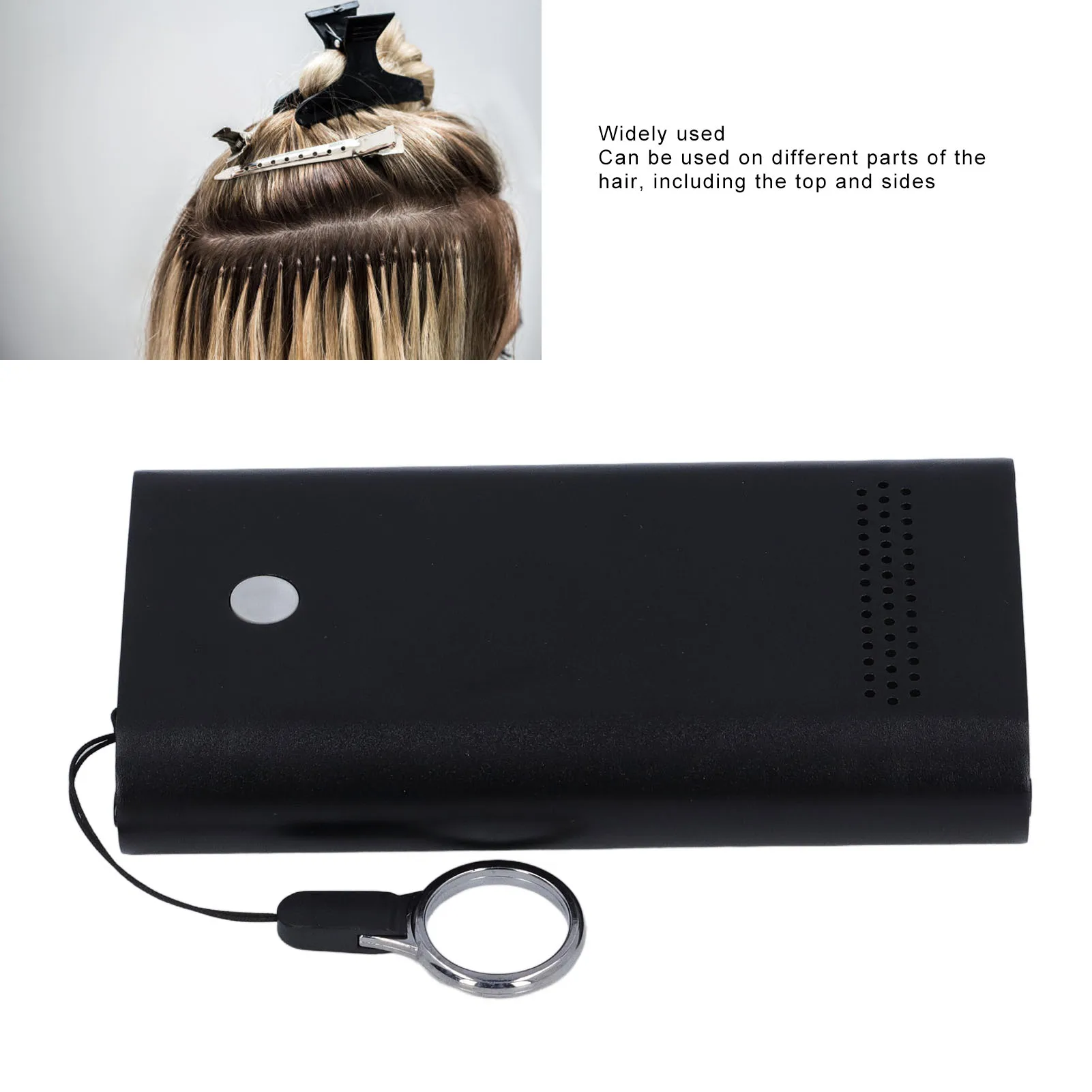 Hair Extension UV Light Rechargeable 395nm Portable Fast Curing Wig Extension LED UV Lamp Home Salon