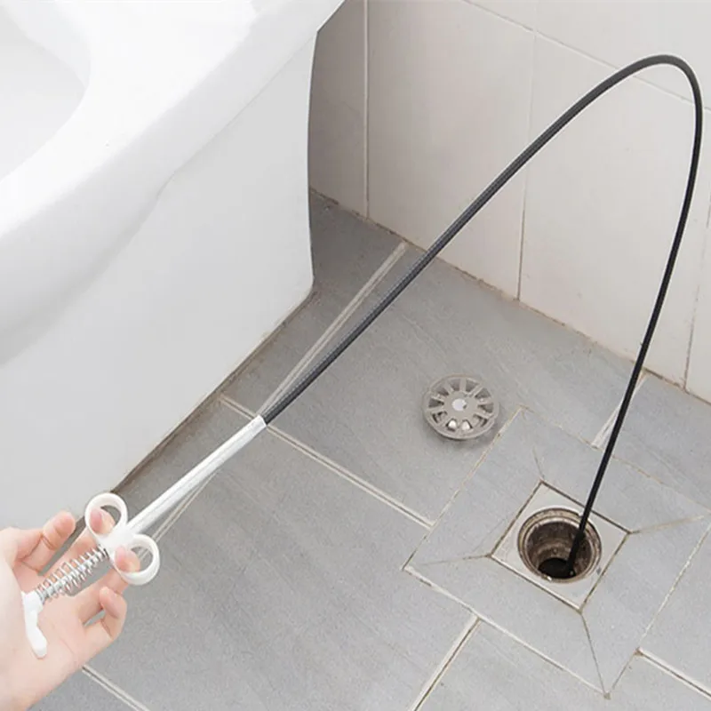 

Sewer Pipe Unblocker with Claw Hook Snake Wire Spring Dredge Tool Kitchen Bathroom Plumbing Cleaning Tool Kitchen Accessories