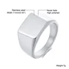 Bague Pinky, bague chevalière, bague pour hommes et femmes, bagues chevalières florales en acier inoxydable, bague céleste étoile du nord CZ