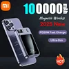 Xiaomi 100000mAh Magnetic Power Bank Wireless Fast Charger For Magsafe Portable Auxiliary Battery For iphone Huawei Samsung 2025 1