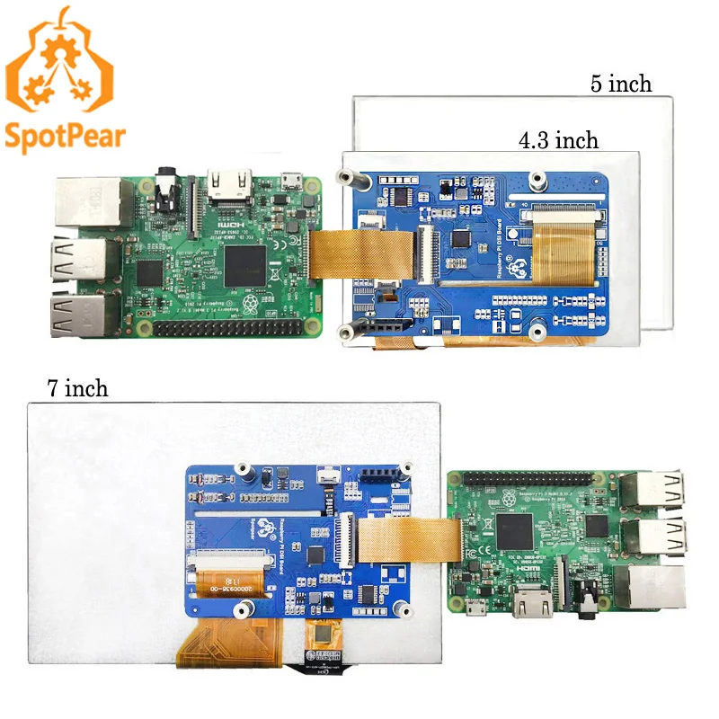 Raspberry pi Dsi Lcd Display Capacitivo Touch Screen Opcional 43 Display Lcd