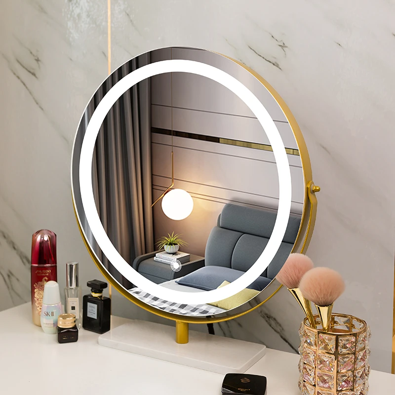 decorativos modernos para sala de estar, joyería de calidad, Espejo inteligente Espejo redondo de maquillaje, decoración de Pared| - AliExpress