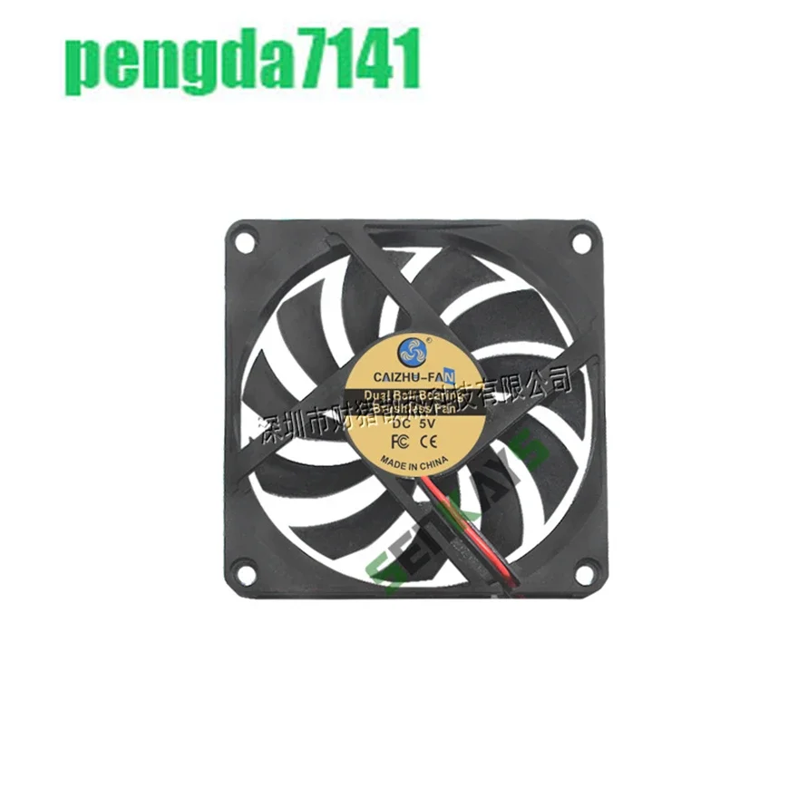 Dual Ball Bearing 8010 80MM 80*80*10MM DC 5V 12V 24V Ultra-thin USB Cooling Fan Comptuter CPU Cooling Fan Laptop 2pin