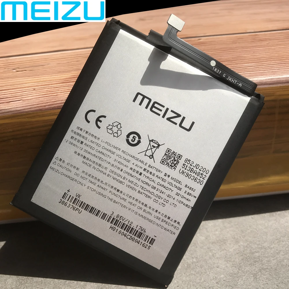 Bateria Original para Meizu x8 Edição Padrão do Telefone Móvel Novo 3210mah Ba852 Alta Qualidade - Image 2