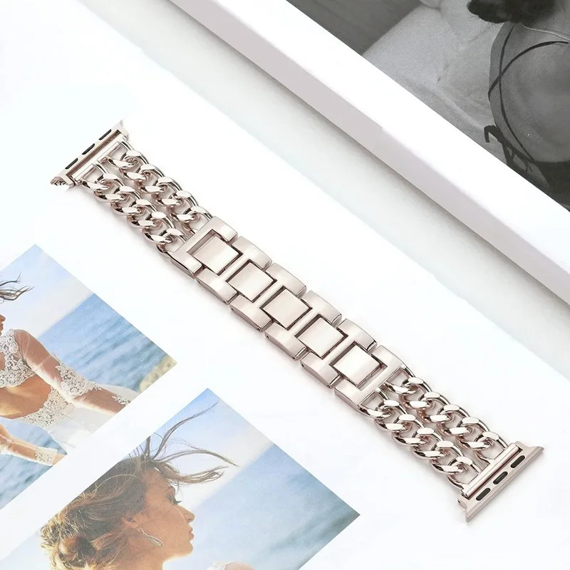 Luxury Elegant Women's Stainless Steel Bracelet Strap