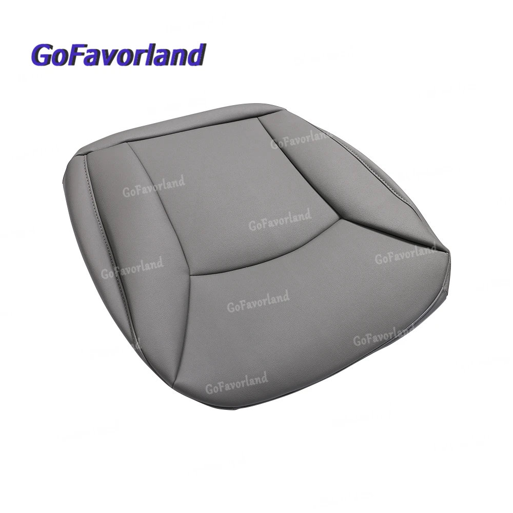 Front Left Or Right Side Bottom Vinyl Seat Cover Gray Synthetic Leather