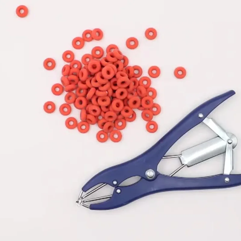 Durevole Veterinario Anello Di Gomma Pinza Maiale Pecora Capra Elastrator Bloodless Sow Maiale Maiale Castratore Coda Animale Docker