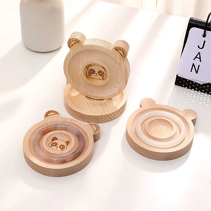 

Wooden Jewelry Display Board Solid Wood Bracelet Tray Jewelry Ring Rack Display Box Handicraft Storage Box Bead Display Board