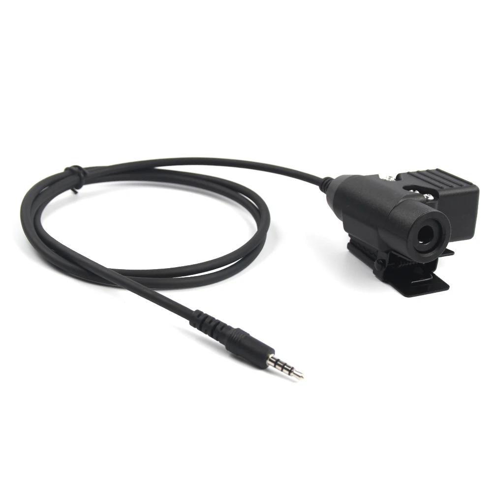 brown HD03 Tactical Bowman Elite II Headset Microphone with 3.5mm Jack U94 PTT for iPhone Samsung HTC walkie talkie Radio