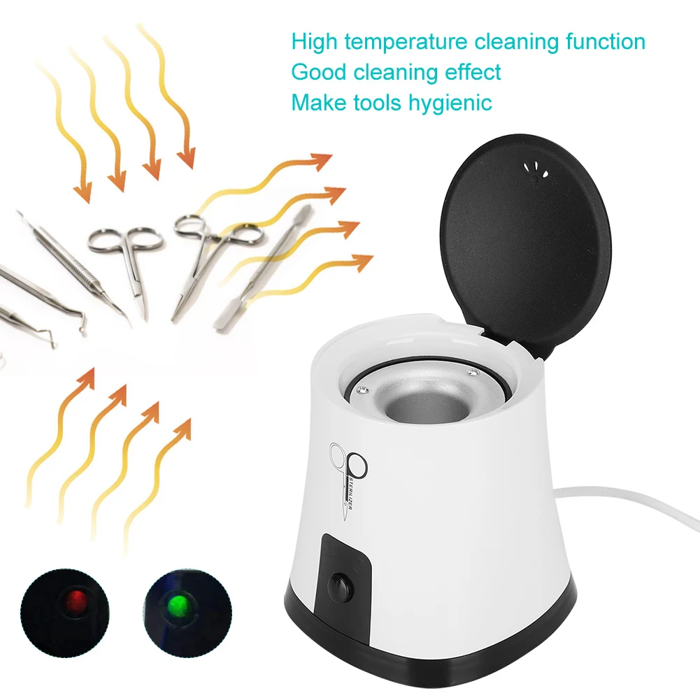 Nail Art Tools High Temperature Cleaning Device Bacteria Cleaner Case Nail Disinfection Anti Corrosion Box