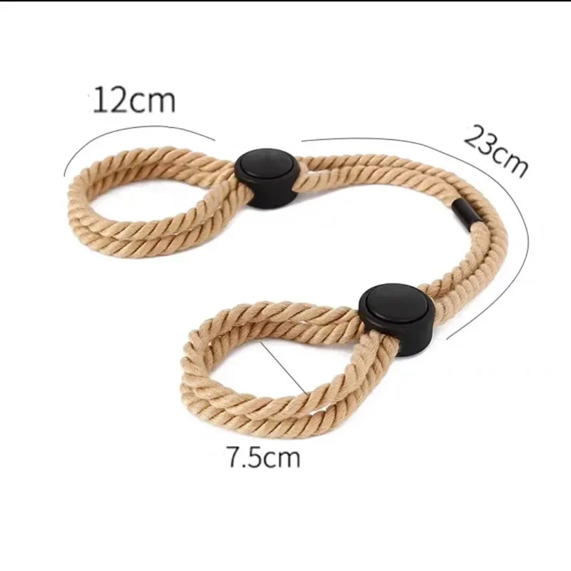 Adjustable Rope Handcuffs Fetish Hand Shackles Bdsm Binding Sex Toys Restraints Exotic Sexy Bondage Slave Cuffs Adult Game sex toys