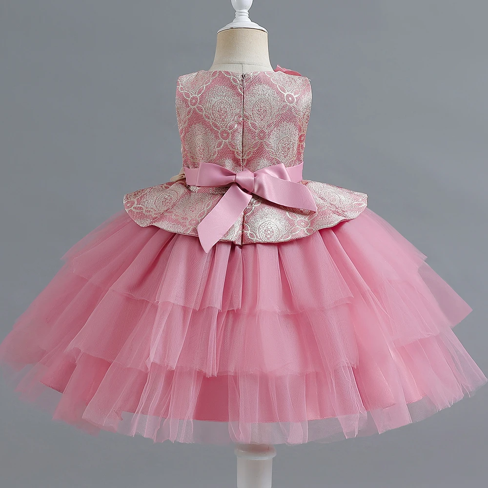 children's-wedding-dress-western-style-layered-cake-dress-girl-fluffy-princess-dress-host-piano-dress