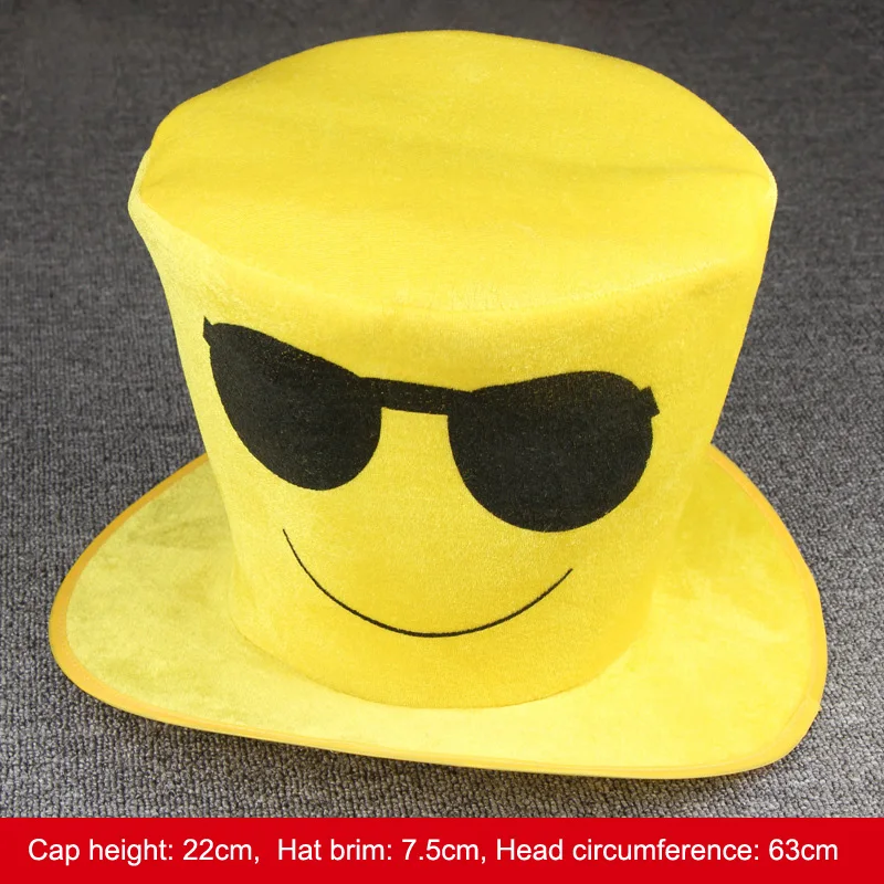 Description Picture 6 of itemAdult Funny Party Hat Costume Clown Magician Dress Ireland Festival Canival Christmas Birthday Football Fans Cap