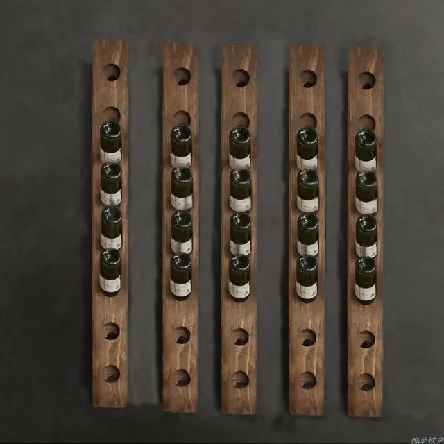 Solid Wood Wall Mounted Wine Racks Solid Wood Wall Mounted Wine Racks