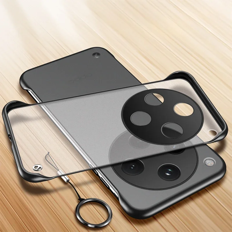 Translucent Frameless Ultra Thin Hard Matte Phone Case Bumper