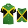Jamaica Men's Beach Suit Funny 2 Pieces Pantdress  top Quality  Home Eur Size 2
