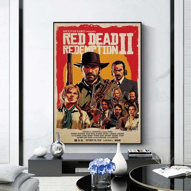 Red Dead Redemption - Arthur Morgan Canvas - Canvas Art