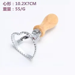 Deluxe Ravioli Cutter and Pastry Wheel Set (Heart Shaped)