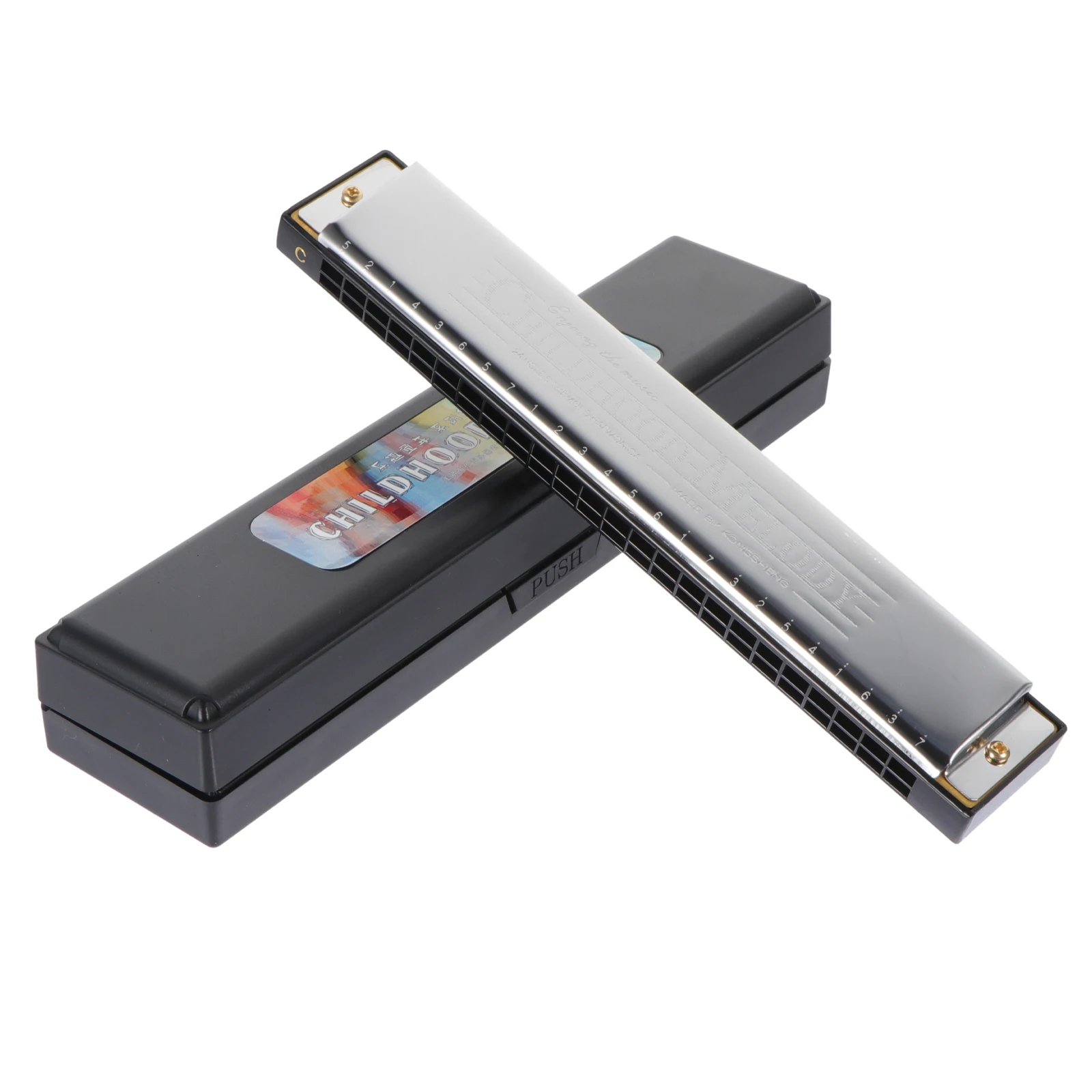 Профессиональная Гармоника C Key с 24 отверстиями металлический орган для