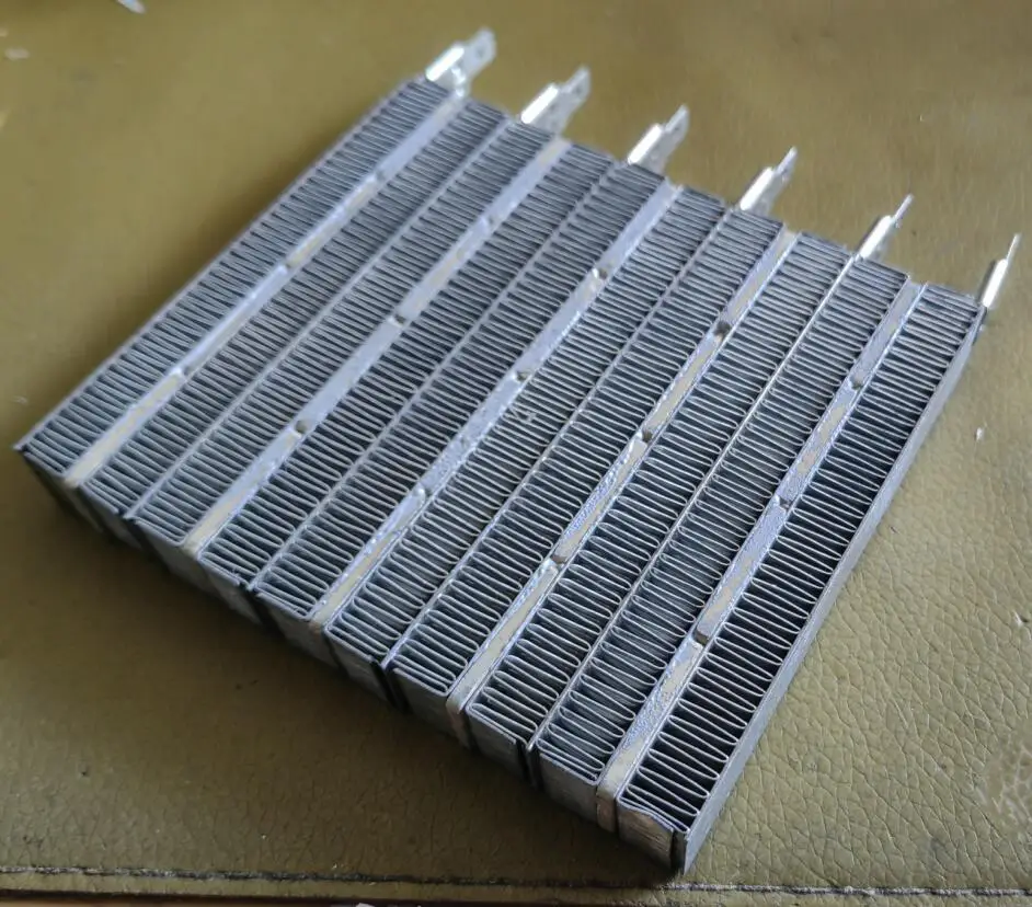 Electric Heater Parts Bathroom Warmer PTC Heating Element 6 pins 230V 2300W 9.5*11*1.5cm