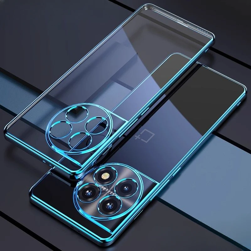 Custodia Galvanica Per Telefono Per Oneplus 12 Protezione Dell'Obiettivo Custodia Morbida In Silicone Tpu Per Oneplus12 1 + 12 One Plus 12 Cover Prote