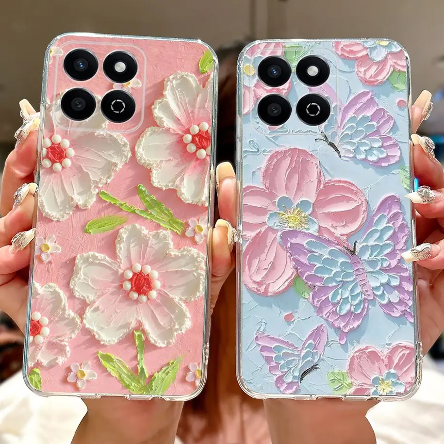 Fashion Butterfly Shockproof Silicone Back Cover