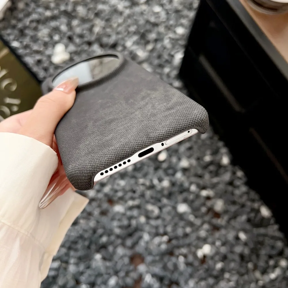 Luxury Cowboy Skin Magnetic Wireless Charging Protective Back Cover