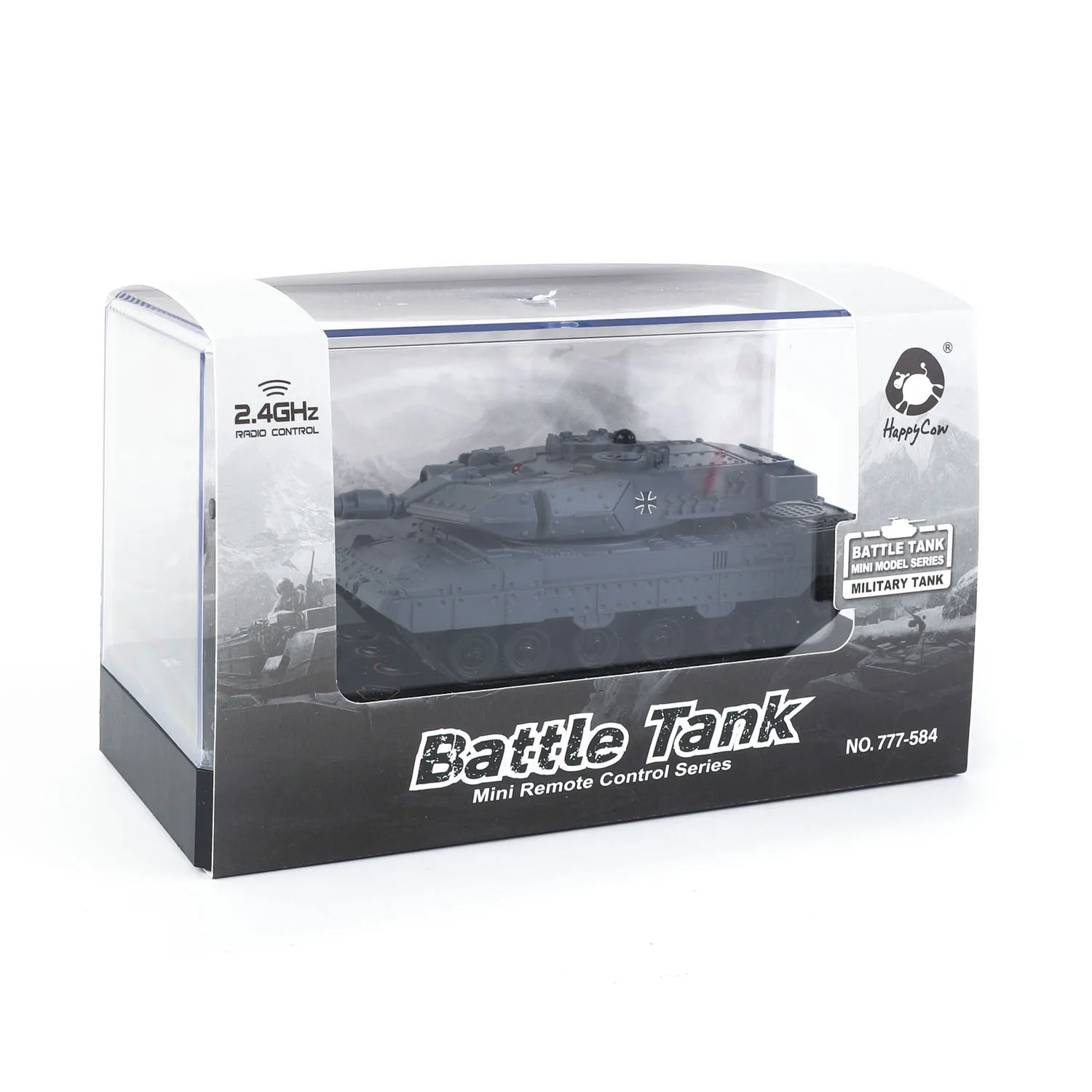 Mini char RC télécommandé 2.4GHz RTR - Bataille infrarouge, 2 couleurs